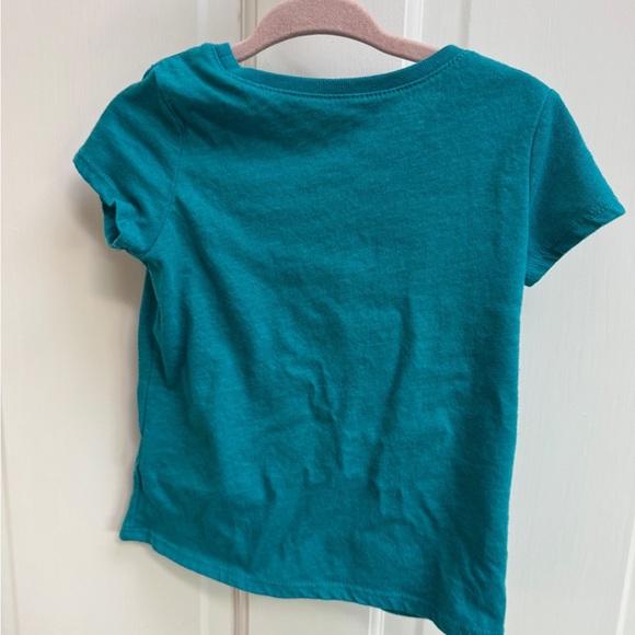 The Children’s Place 3T Green One Two Three Short Sleeve Top Blouse - Picture 4 of 4